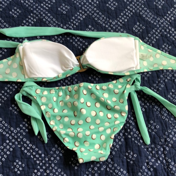 VS polka dot bikini, NWOT...seafoam green! - Picture 4 of 7